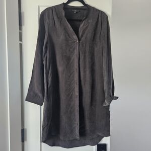 Velvet Heart Charcoal Long Sleeve Dress